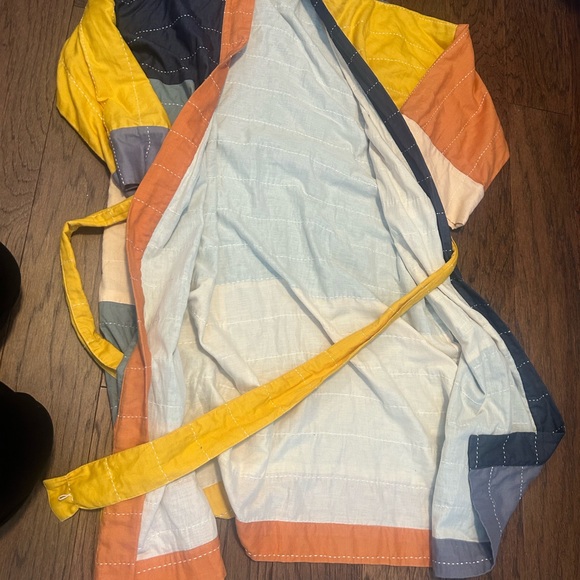 Anchal Colorblock Cotton Robe - Picture 5 of 8